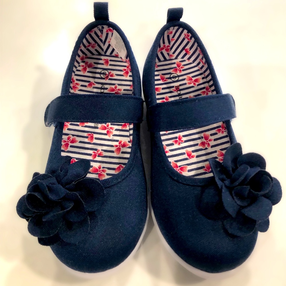 Girls Navy Blue Shoes